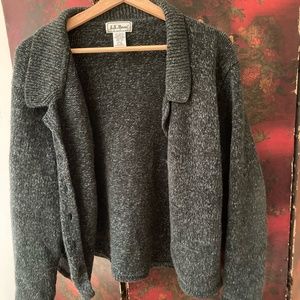 COPY - L.L. Bean Vintage Green Cardigan Size Large